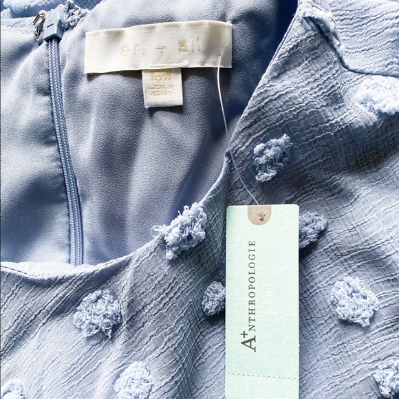 new Anthropologie Michaela Textured Midi dress - Picture 7 of 7